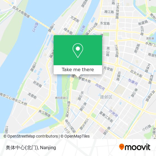 奥体中心(北门) map