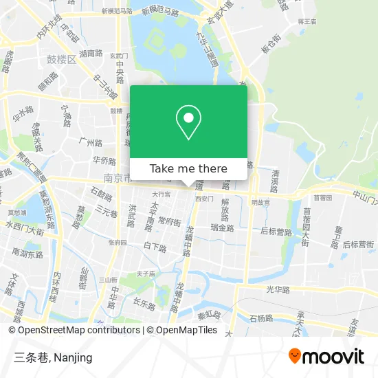 三条巷 map