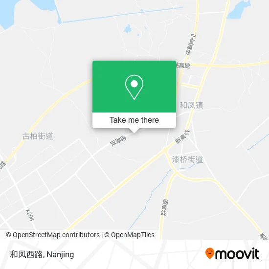 和凤西路 map