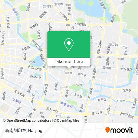 新南刻印章 map