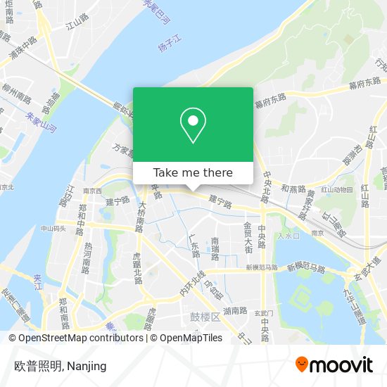 欧普照明 map