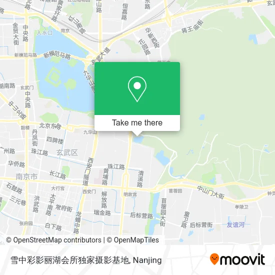 雪中彩影丽湖会所独家摄影基地 map