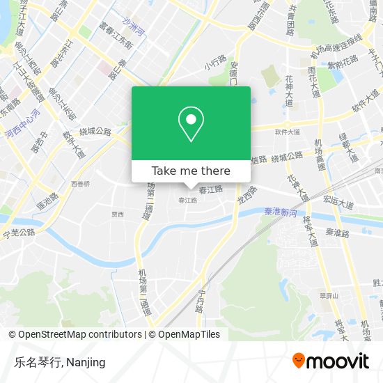 乐名琴行 map