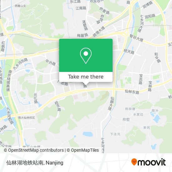 仙林湖地铁站南 map