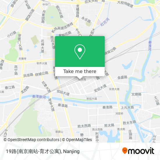 19路(南京南站-育才公寓) map