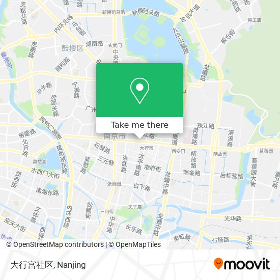 大行宫社区 map