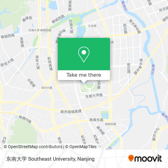 东南大学 Southeast University map