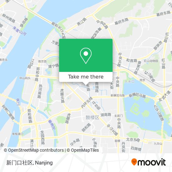 新门口社区 map