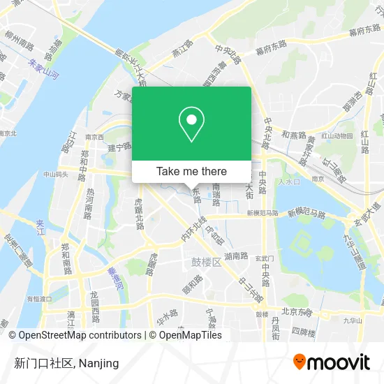 新门口社区 map