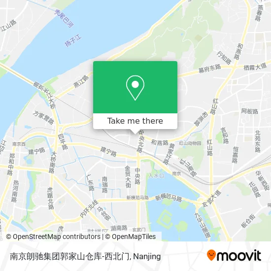 南京朗驰集团郭家山仓库-西北门 map