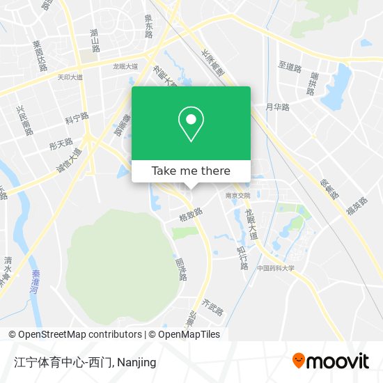 江宁体育中心-西门 map
