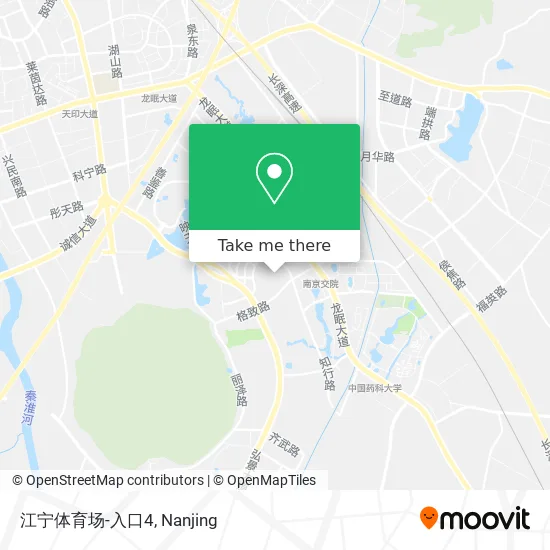 江宁体育场-入口4 map