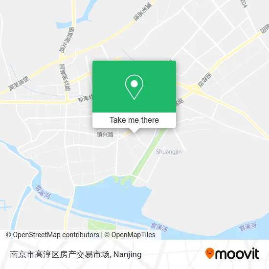 南京市高淳区房产交易市场 map