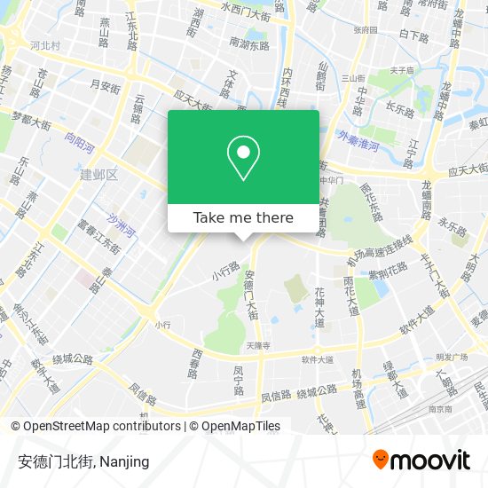 安德门北街 map