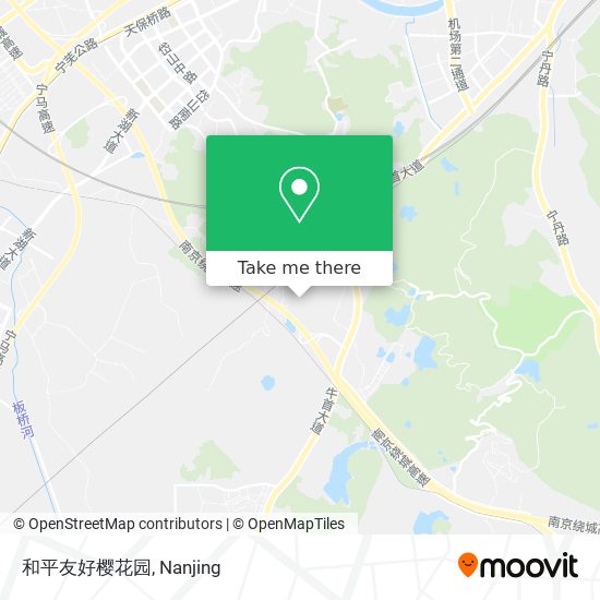 和平友好樱花园 map