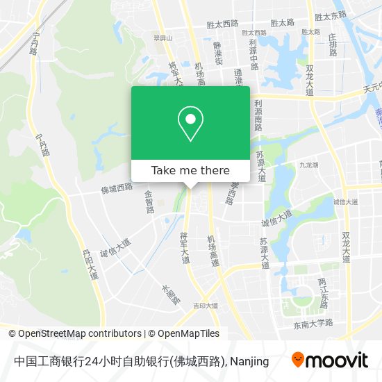 中国工商银行24小时自助银行(佛城西路) map