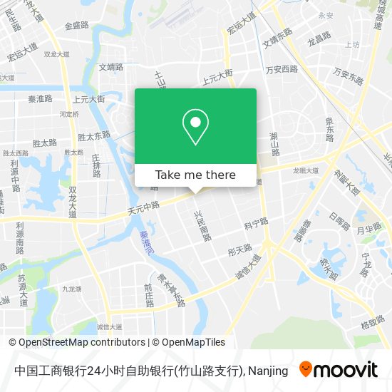 中国工商银行24小时自助银行(竹山路支行) map