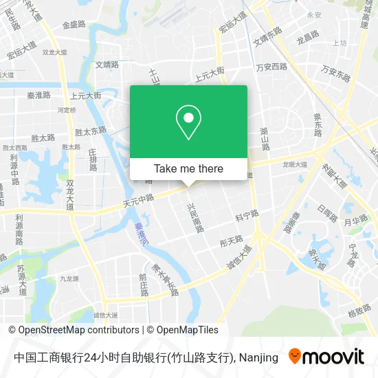 中国工商银行24小时自助银行(竹山路支行) map