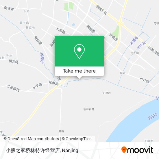 小熊之家桥林特许经营店 map