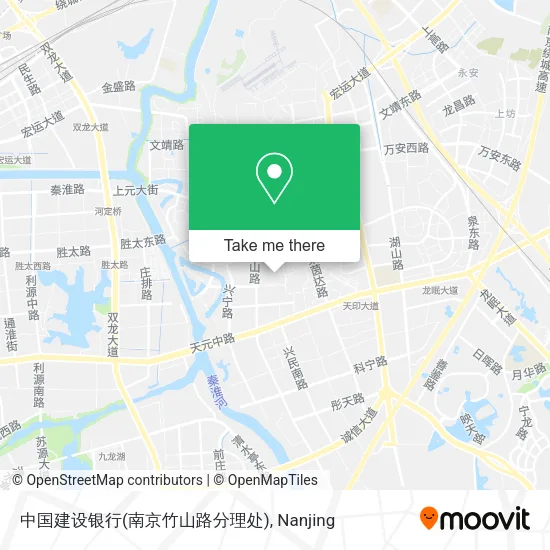 中国建设银行(南京竹山路分理处) map