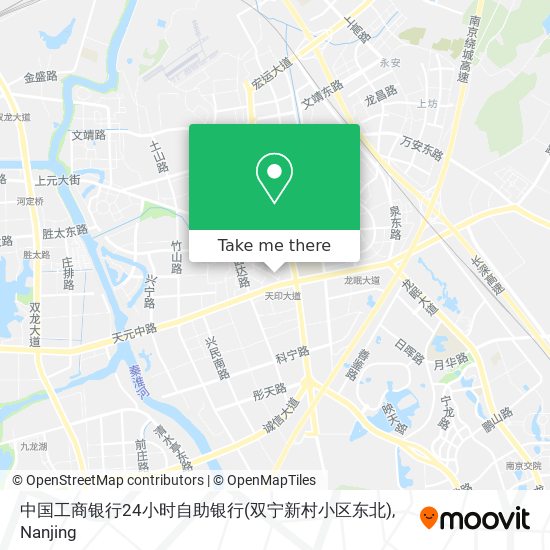 中国工商银行24小时自助银行(双宁新村小区东北) map