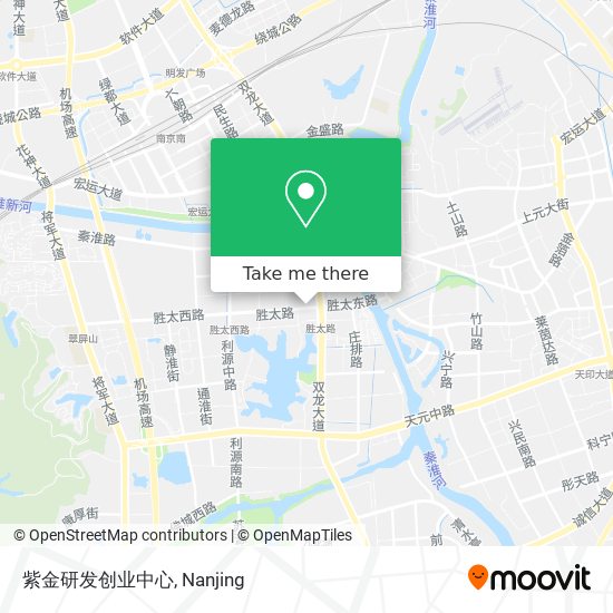 紫金研发创业中心 map