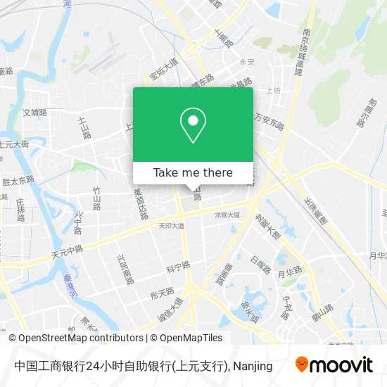 中国工商银行24小时自助银行(上元支行) map