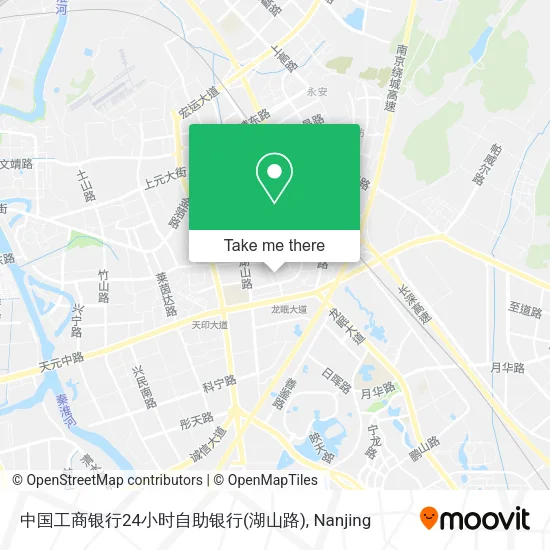 中国工商银行24小时自助银行(湖山路) map