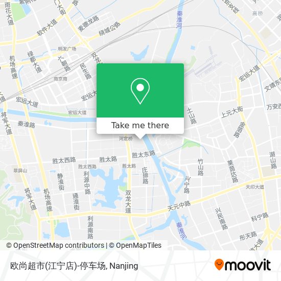 欧尚超市(江宁店)-停车场 map