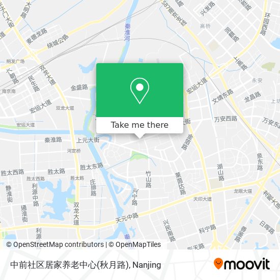 中前社区居家养老中心(秋月路) map