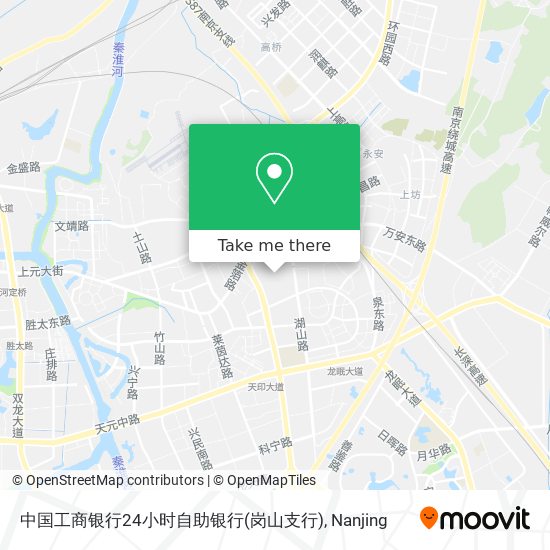 中国工商银行24小时自助银行(岗山支行) map