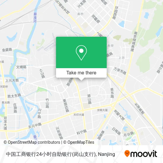 中国工商银行24小时自助银行(岗山支行) map