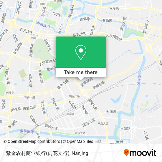 紫金农村商业银行(雨花支行) map