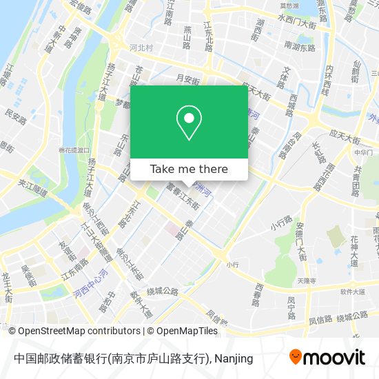 中国邮政储蓄银行(南京市庐山路支行) map