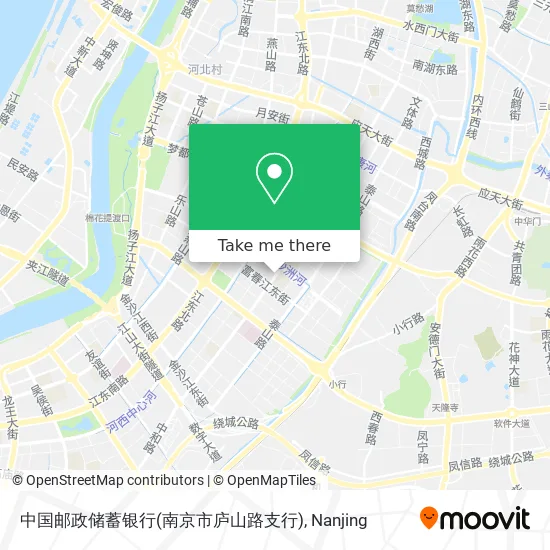 中国邮政储蓄银行(南京市庐山路支行) map