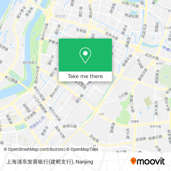 上海浦东发展银行(建邺支行) map