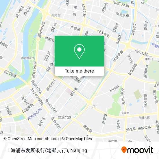 上海浦东发展银行(建邺支行) map