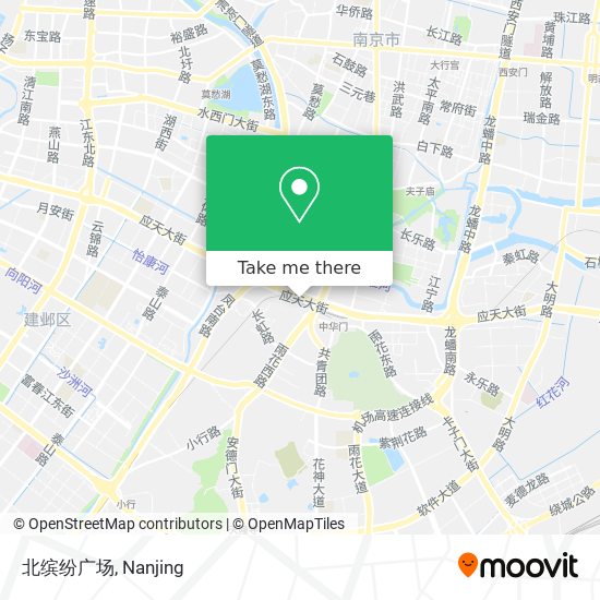 北缤纷广场 map