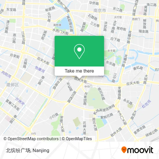 北缤纷广场 map