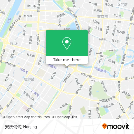 安庆馄饨 map