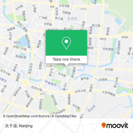 夫子庙 map