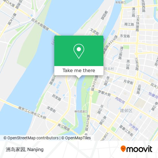 洲岛家园 map