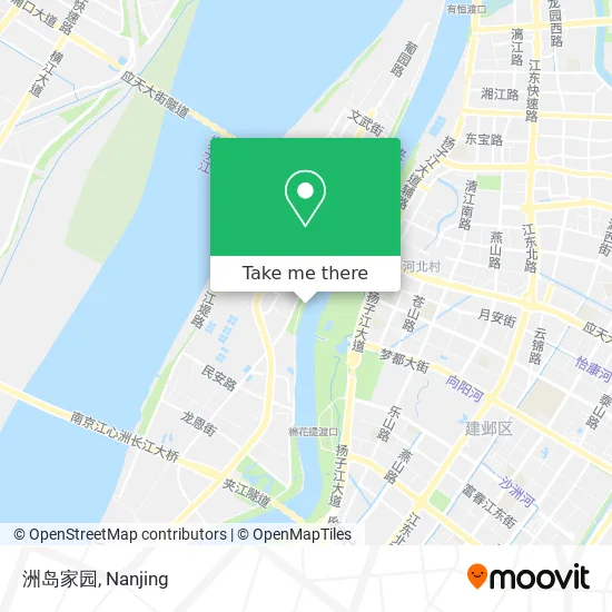 洲岛家园 map