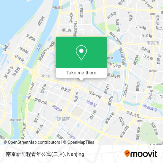 南京新前程青年公寓(二店) map