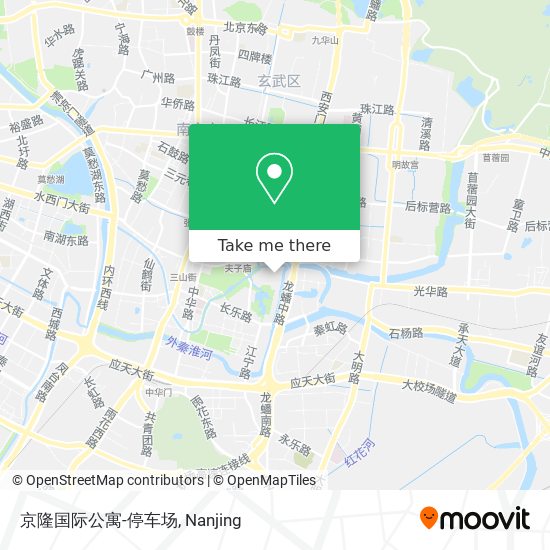 京隆国际公寓-停车场 map