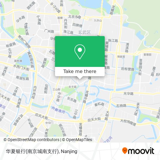 华夏银行(南京城南支行) map