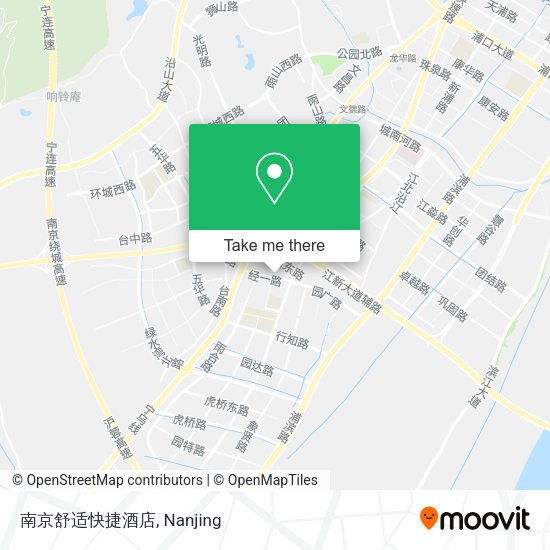 南京舒适快捷酒店 map
