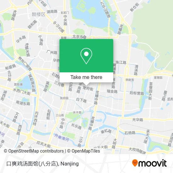 口爽鸡汤面馆(八分店) map
