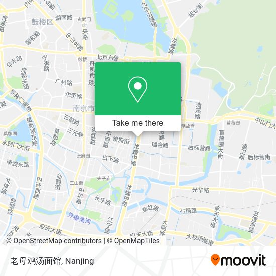老母鸡汤面馆 map