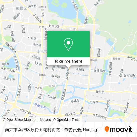 南京市秦淮区政协五老村街道工作委员会 map
